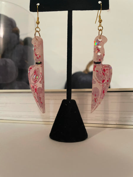 Ghost Face earrings