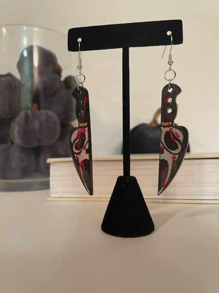 Ghost Face earrings