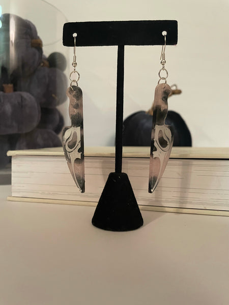 Ghost Face earrings