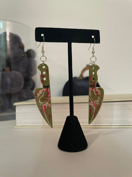 Ghost Face earrings