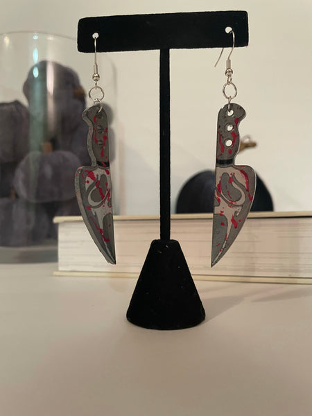 Ghost Face earrings